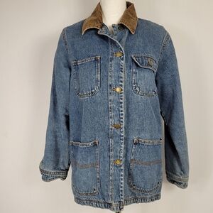 Vintage barn jacket, with final liner and quarter way collar size small.